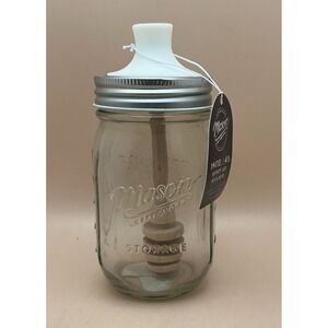 Vintage-Style Mason Craft & More, Americana Honey Jar, NWT